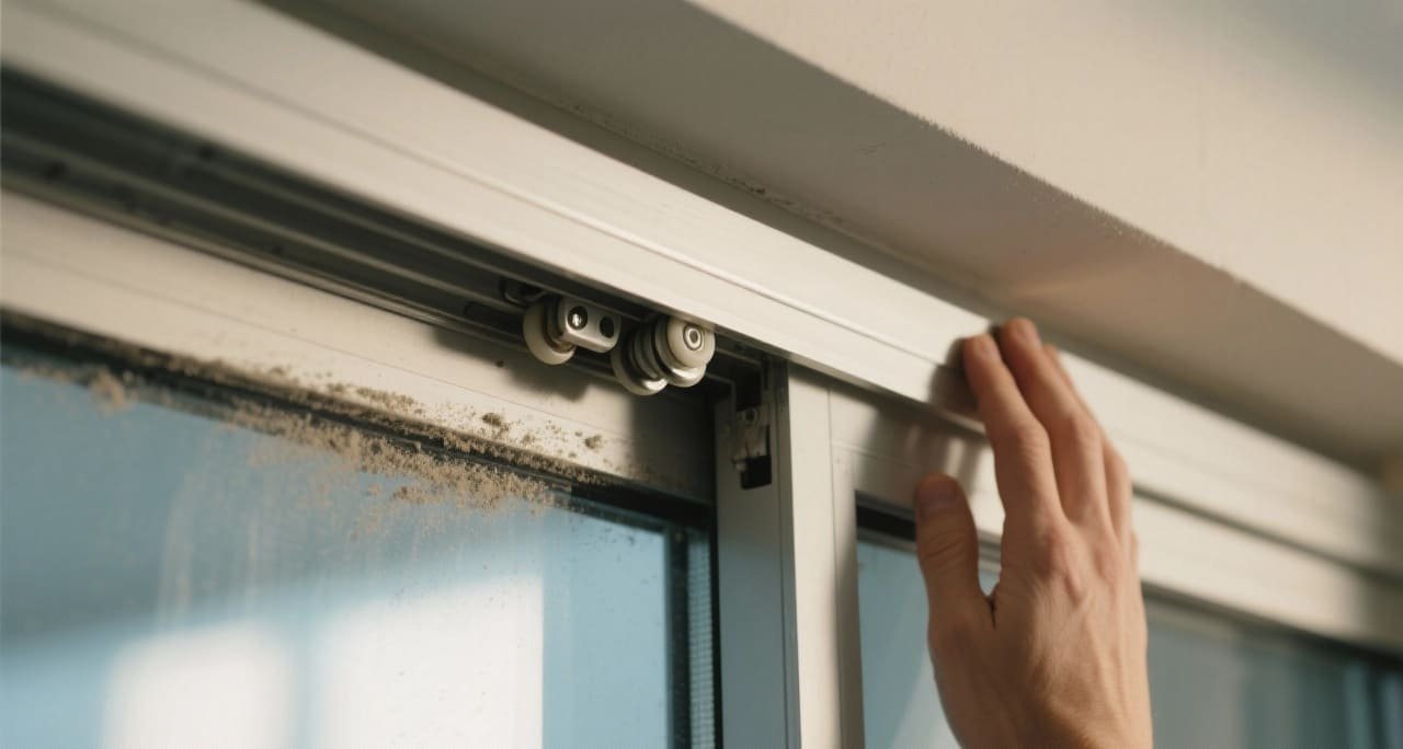 A selection of high-quality glass door and window pulleys
