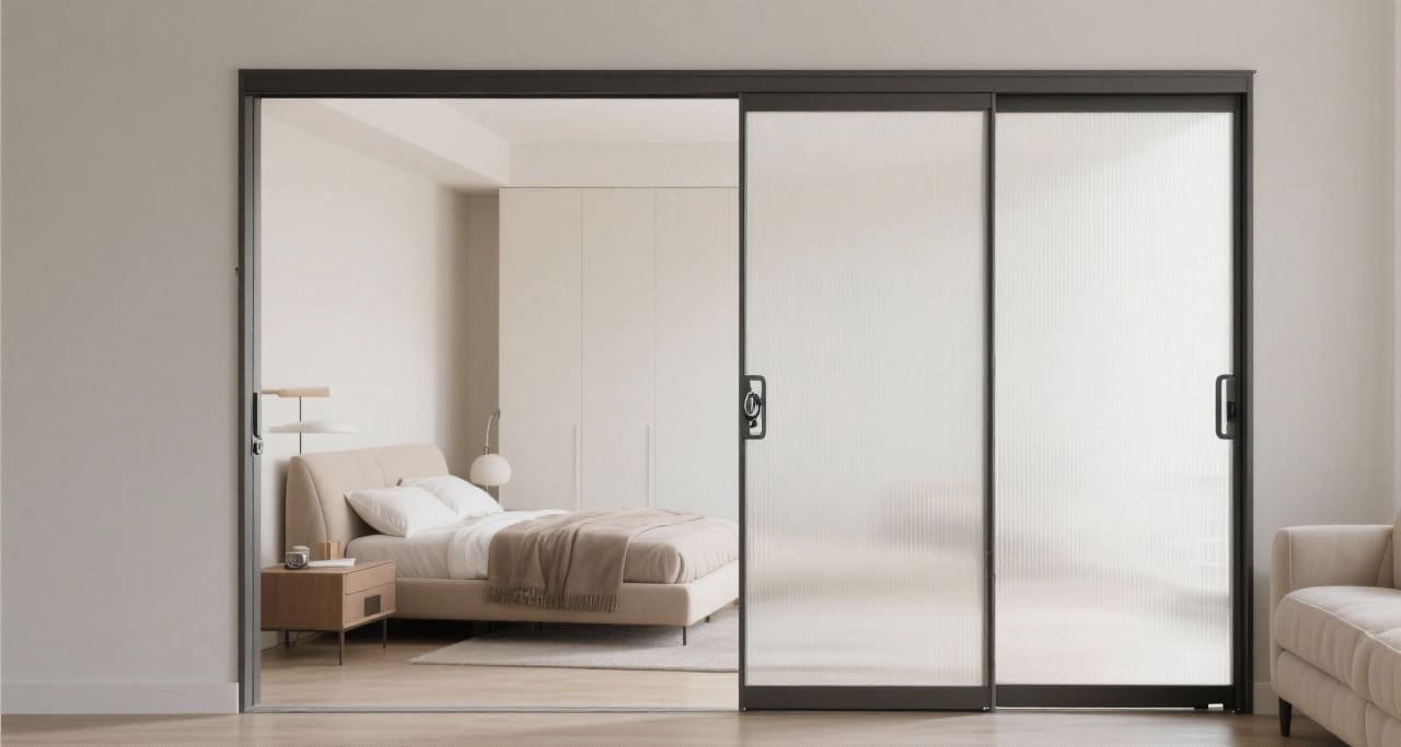 trackless sliding door system
