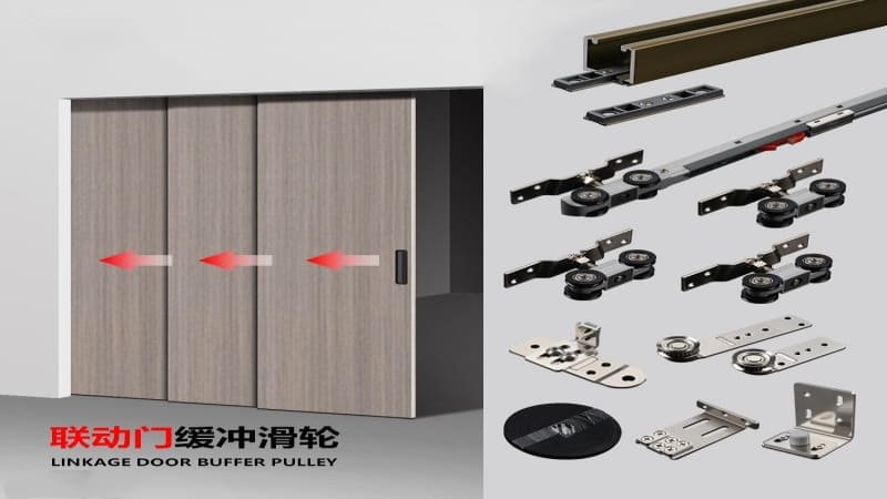 standard sliding door pulley