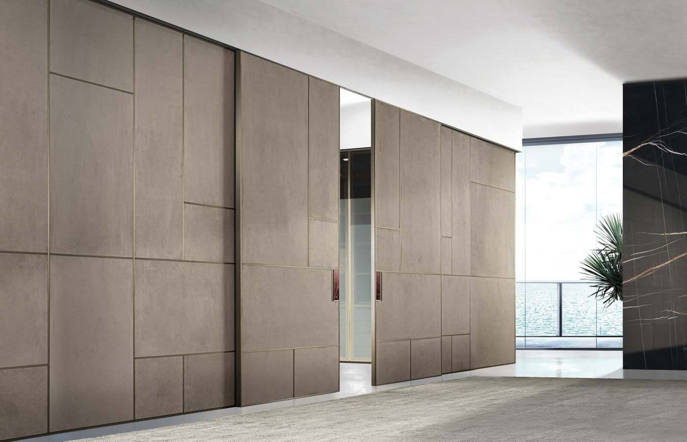 invisible sliding door system