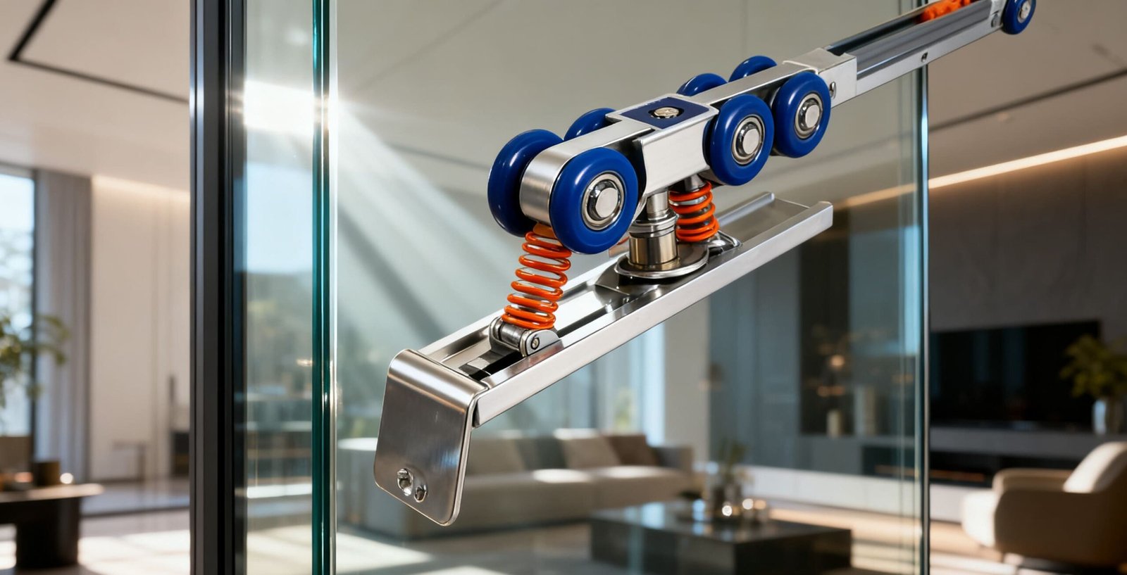 glass door roller options