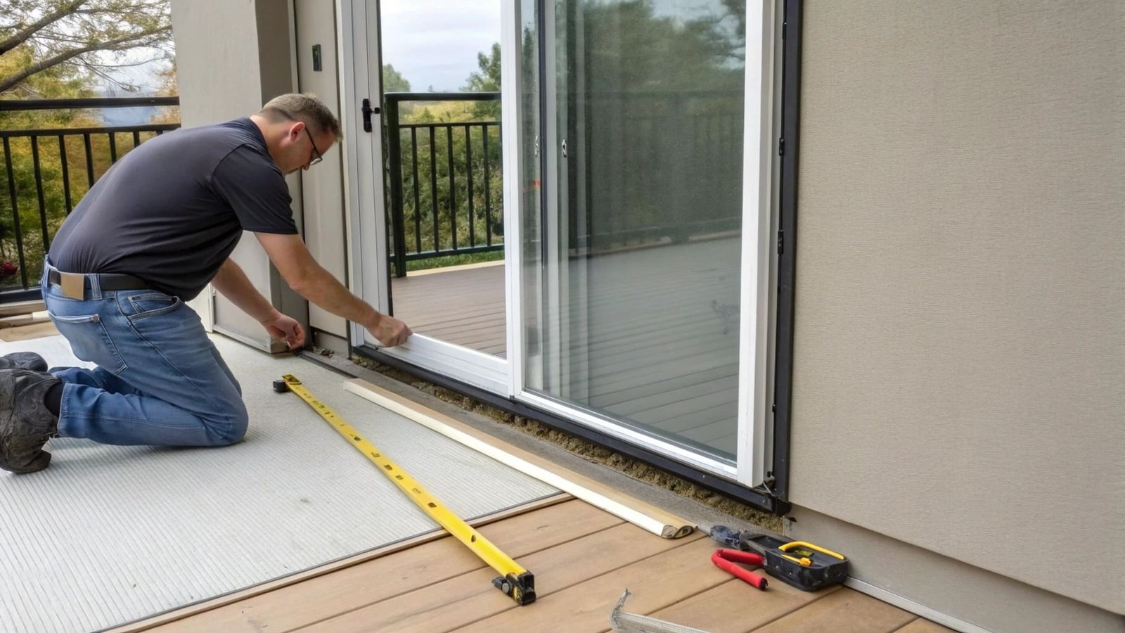 patio door swing