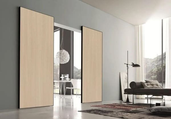 A split image showing two different paths or choices