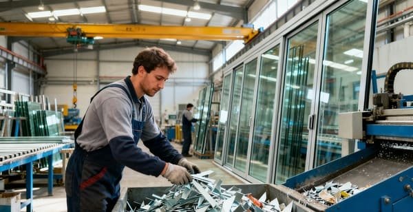 A detailed chart showing the green manufacturing lifecycle from raw material to recycling