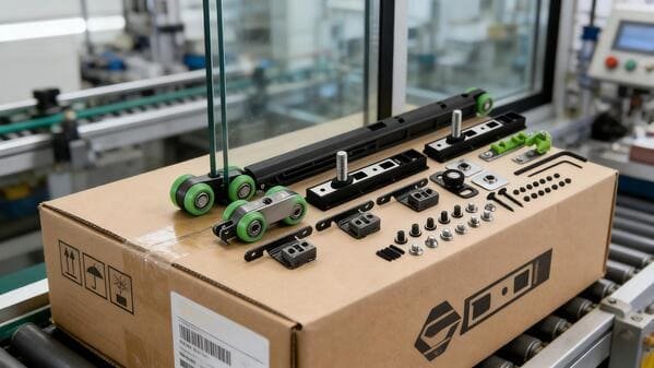 a box with a custom brand logo printed on it