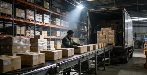 A calculator next to a sample of a sliding door pulley, symbolizing cost savings.