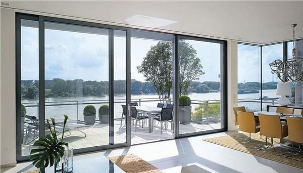 An infographic showing icons for weight, location, and style for door tracks.