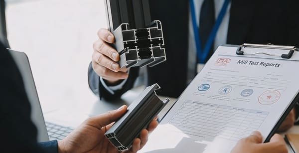 A document showing material certification and quality standards