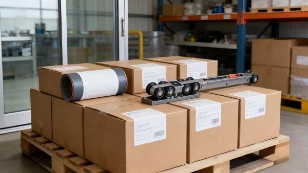 A small batch of custom-packaged products for a trial project